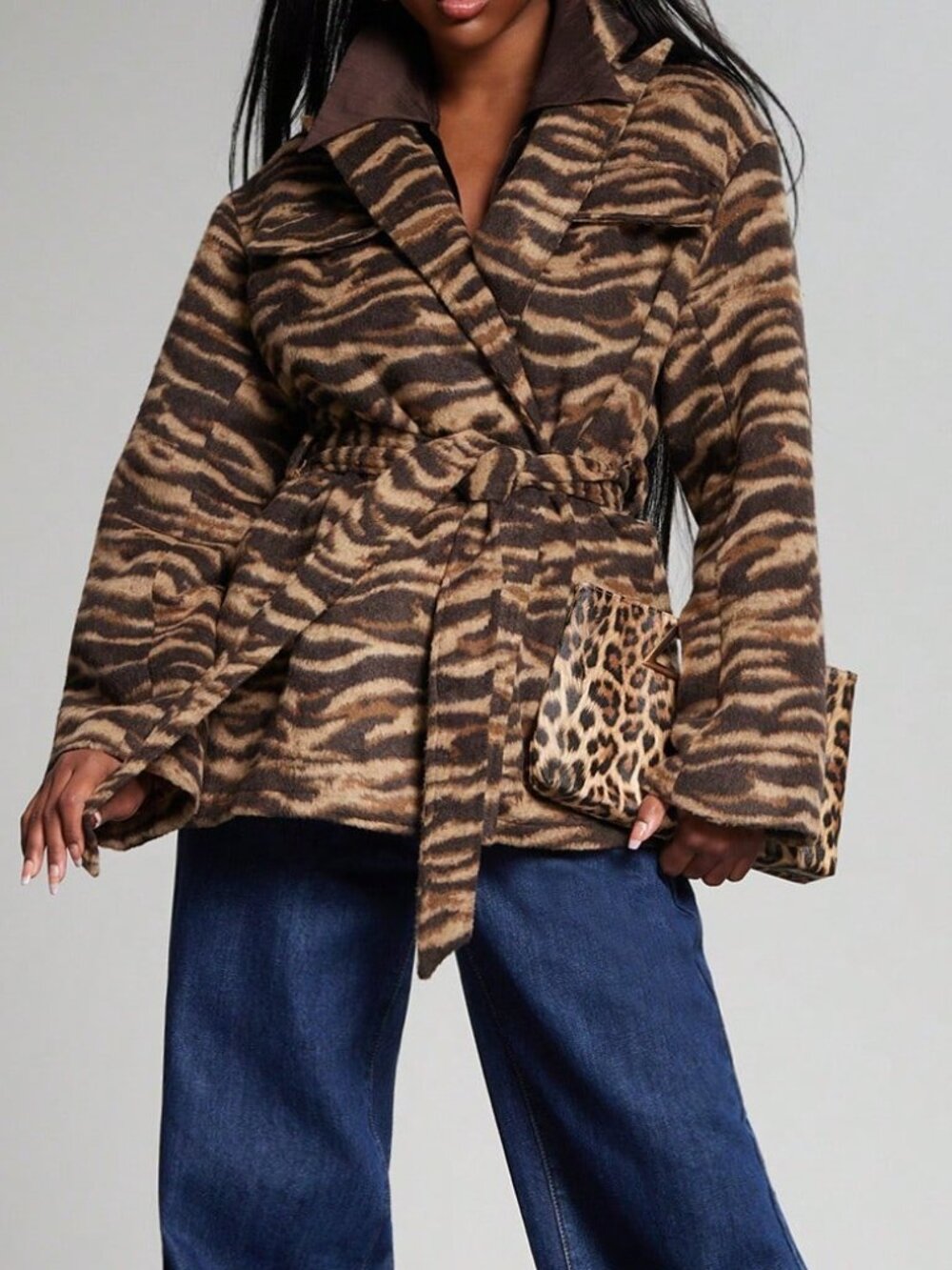 Multicolor Casual Women's Teddy Jacket